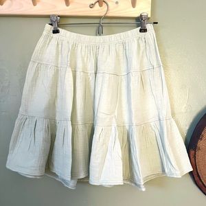 Cute ruffle skirt, handmade from Elascher on Etsy, thick gauze, small